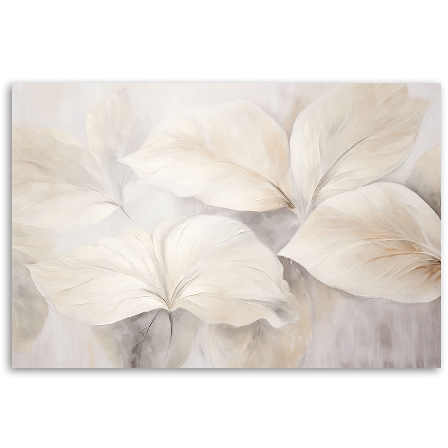 Fototapeta, Liście rośliny natura beżowa boho 3d 350x245