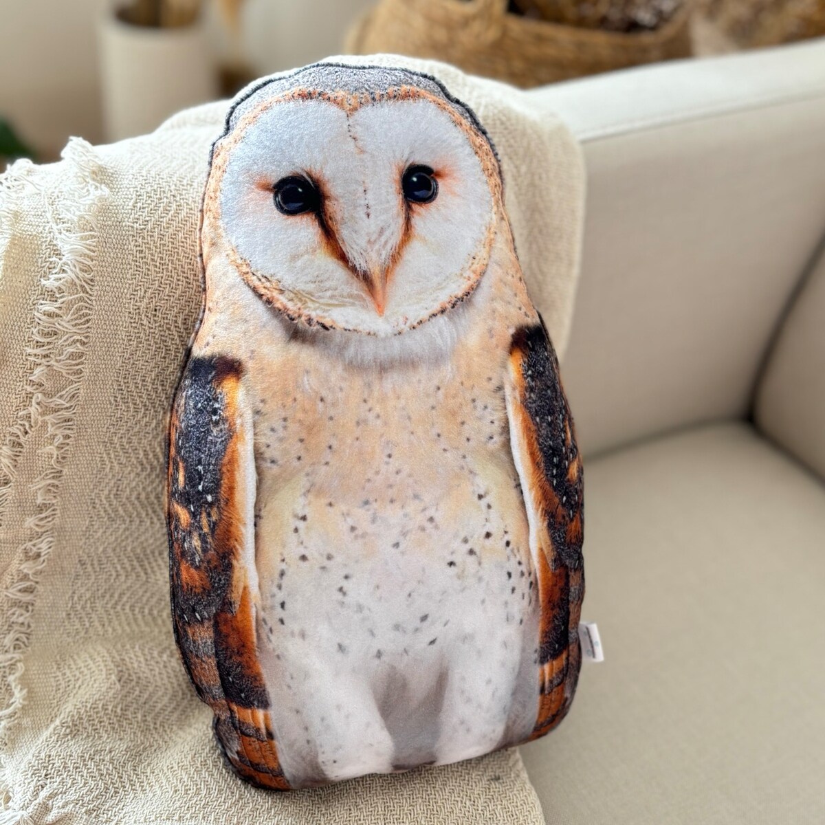 Poduszka Sowa Płomykówka mała
