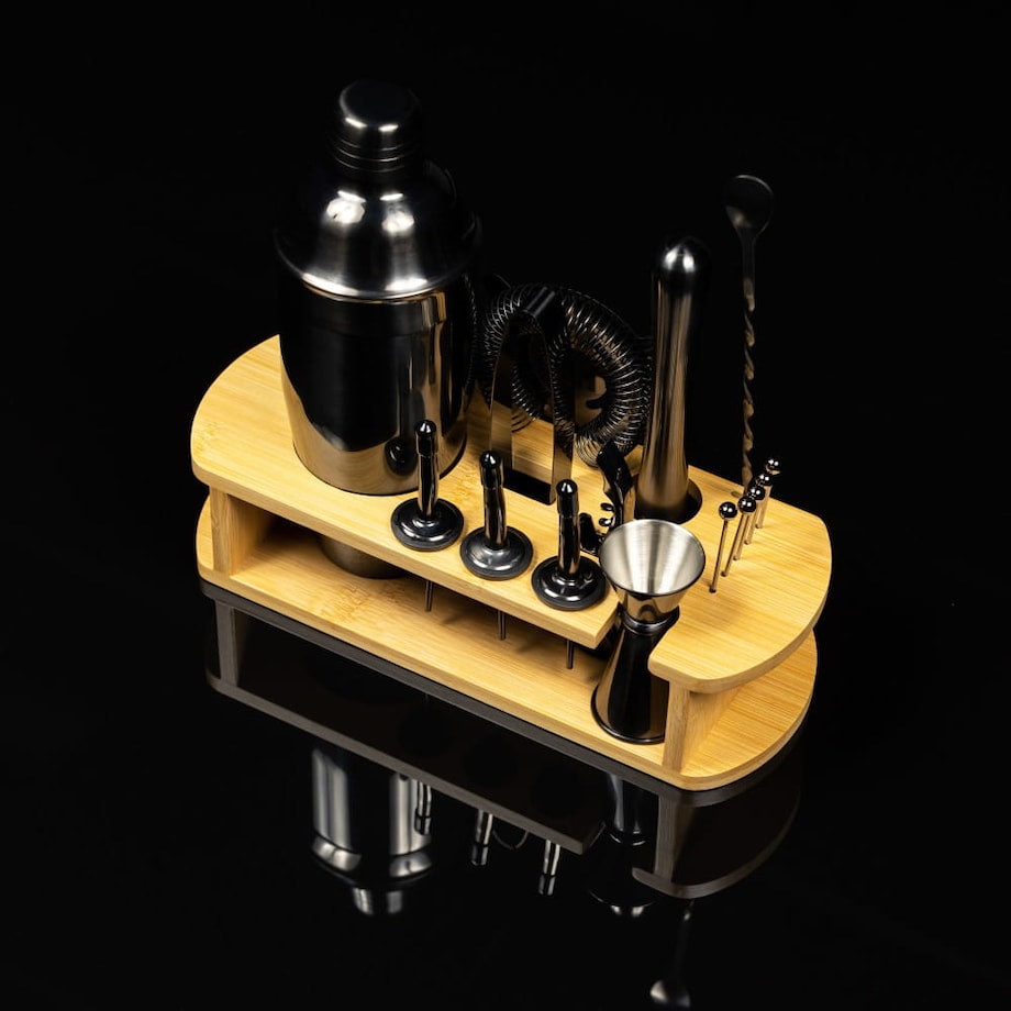 Zestaw barmański 16 elementów Shaker KLAUSBERG grafitowy