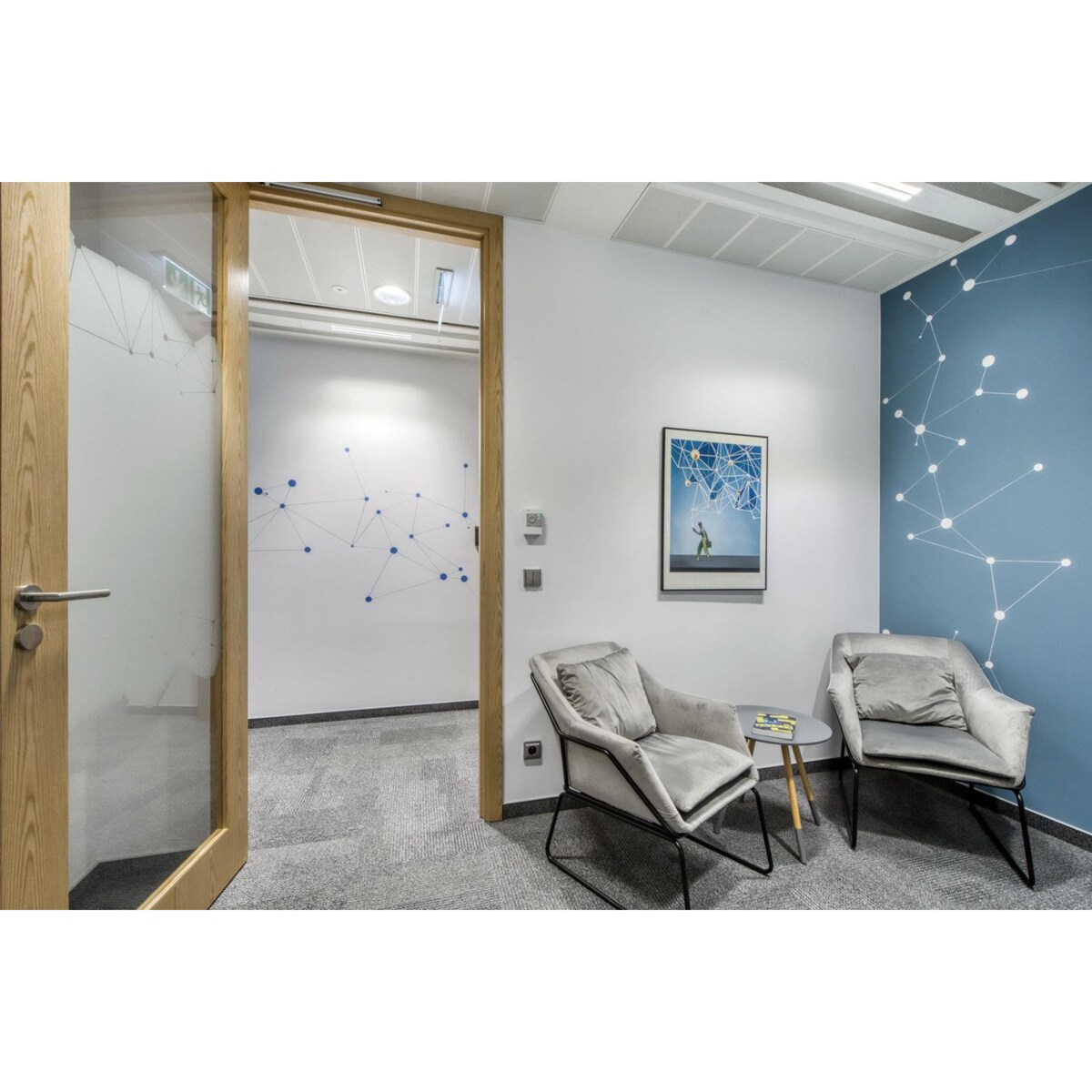 Fotel welur Fluence ST-25073-M Moos Home na stelażu metalowym miętowy