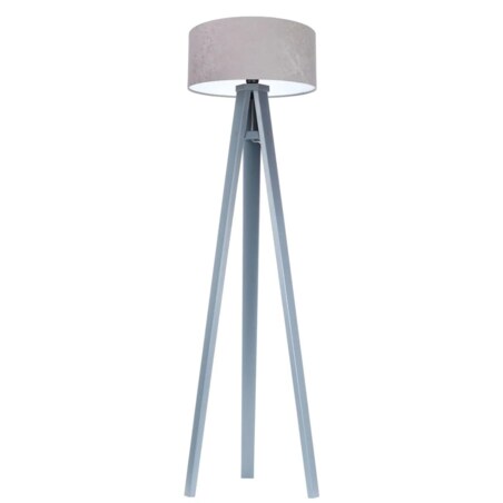 Lampa stojąca HOME 40 szara/biała/szara
