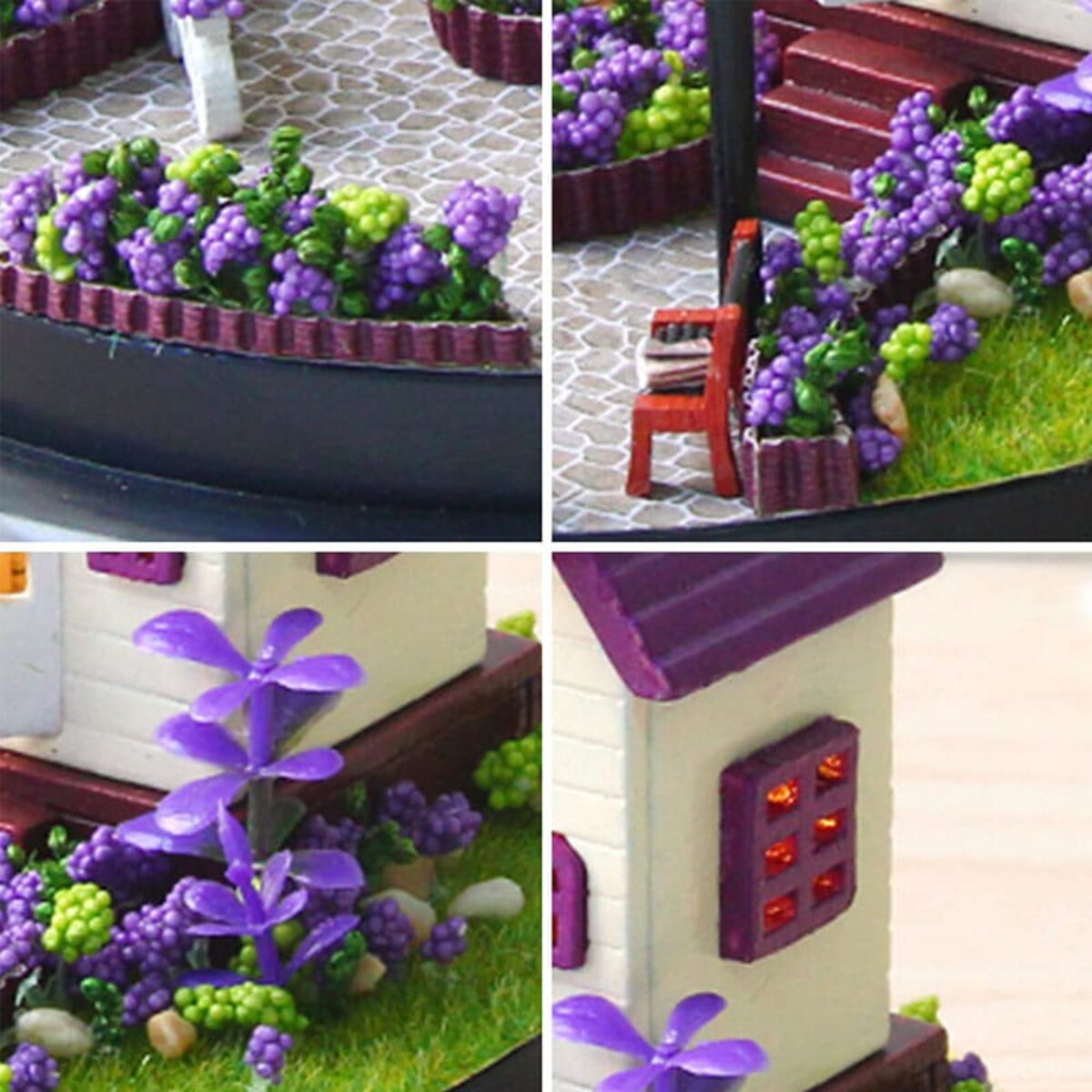 Miniaturowy domek - Lawendowa Prowansja