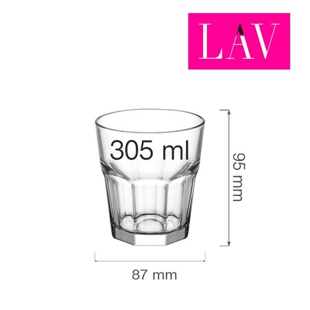 Szklanka do whiskey Aras 305 ml, LAV
