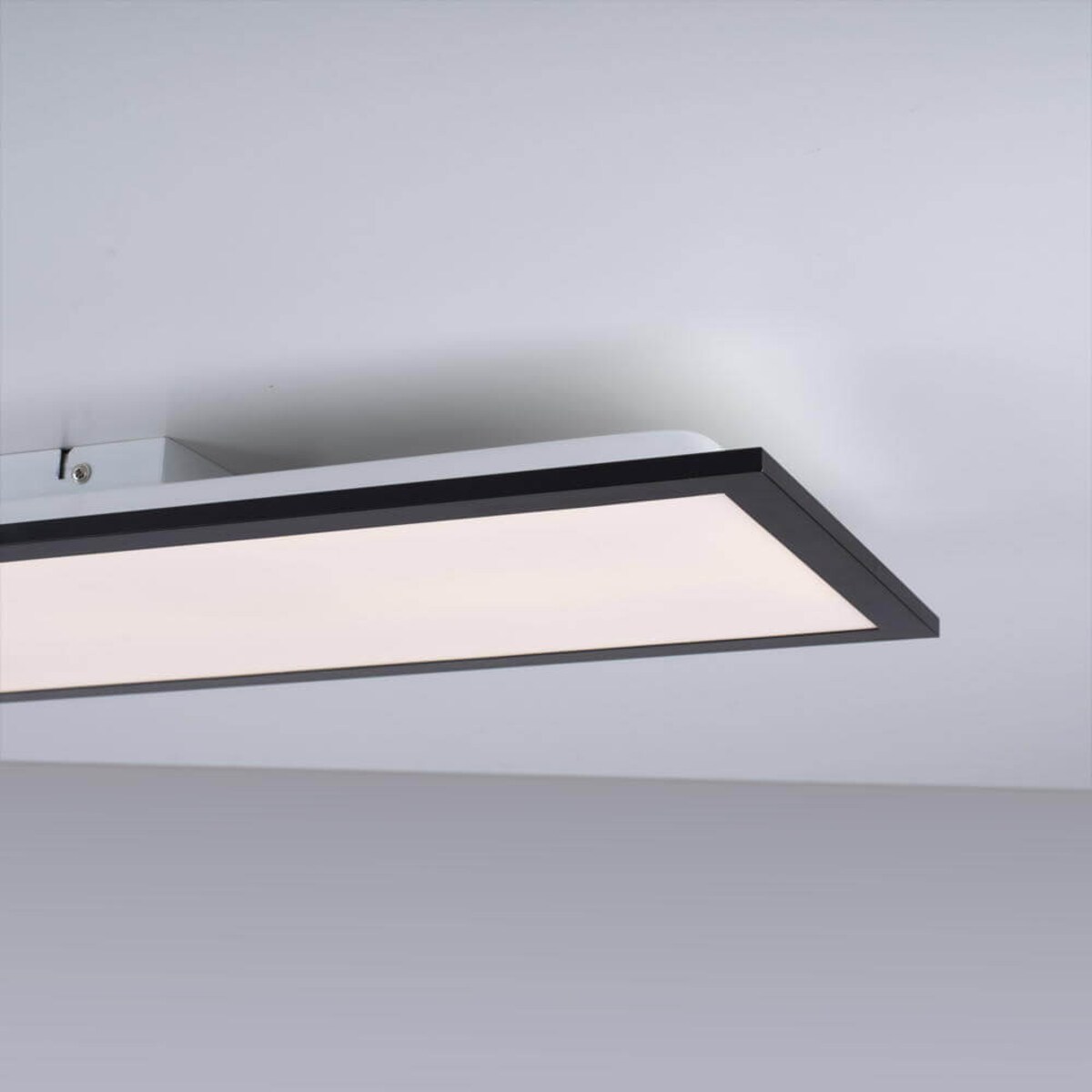 Sypialniana lampa sufitowa Flat LED 14W prostokąt czarny
