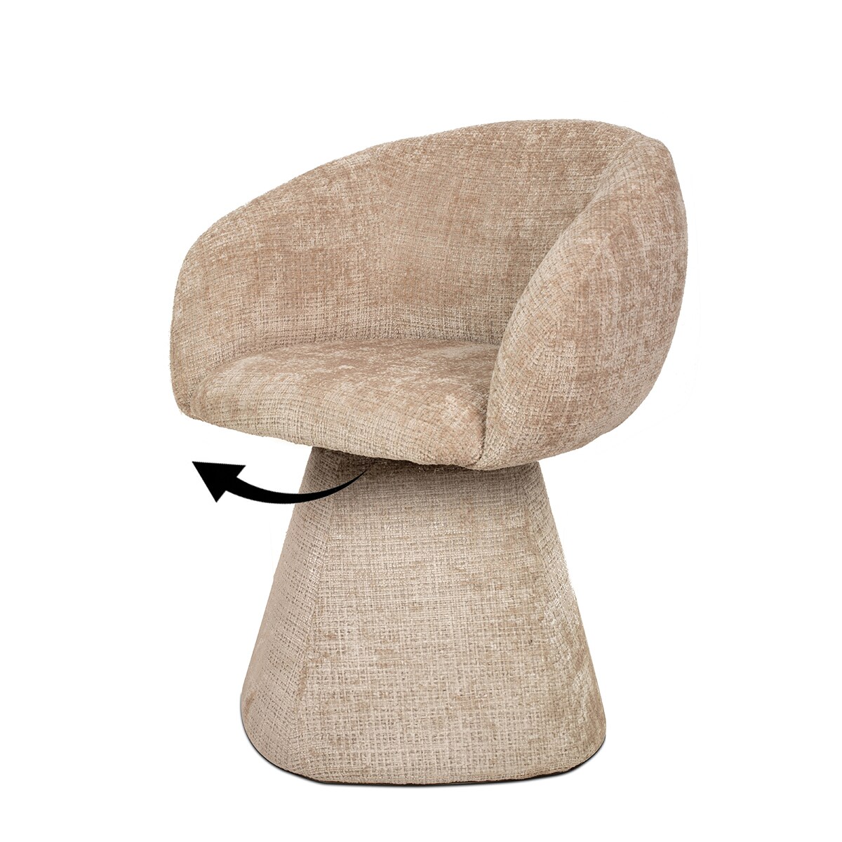 MaMaison krzesło PEDRA beżowe