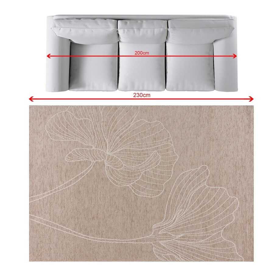 Dywan Velvet beige /sand 160x230cm, 160 x 230 cm