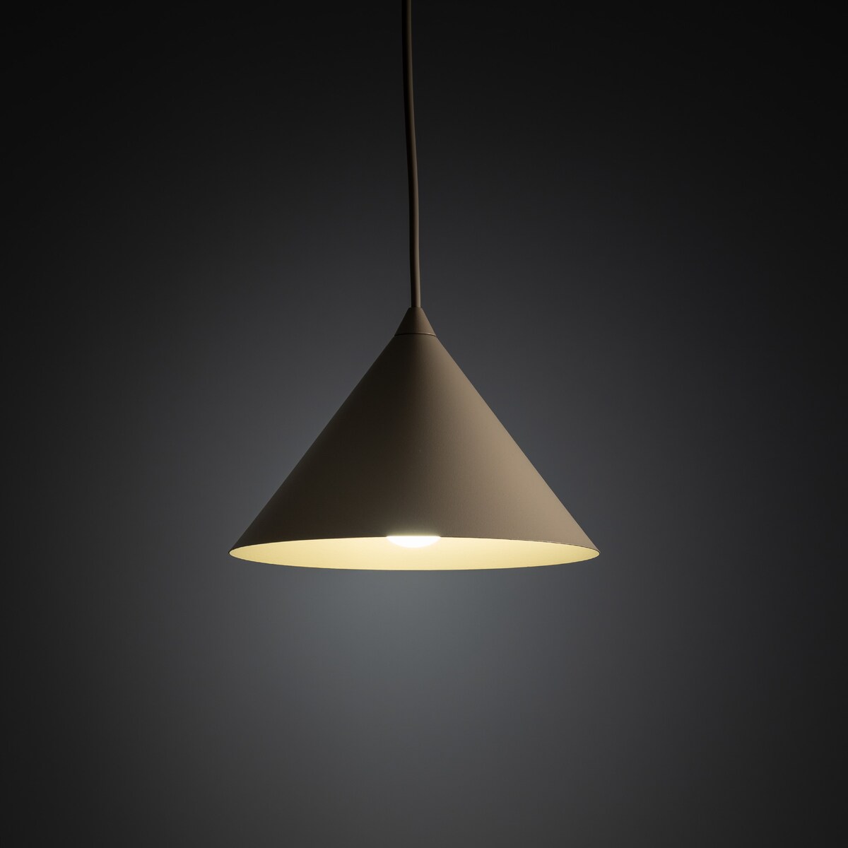 Lampa wisząca beżowa TK Lighting CONO SABIA S 10619 E27 19 cm nowoczesna do salonu i kuchni