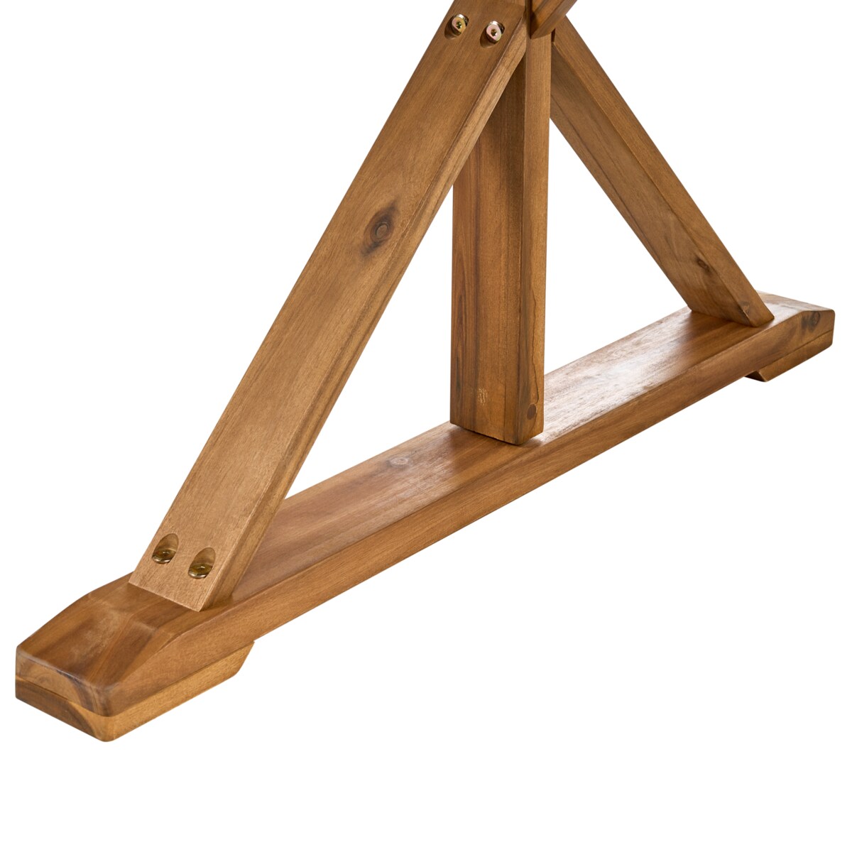 Stół ogrodowy CALABRITTO 90 cm 180 cm Drewno akacjowe Brązowy