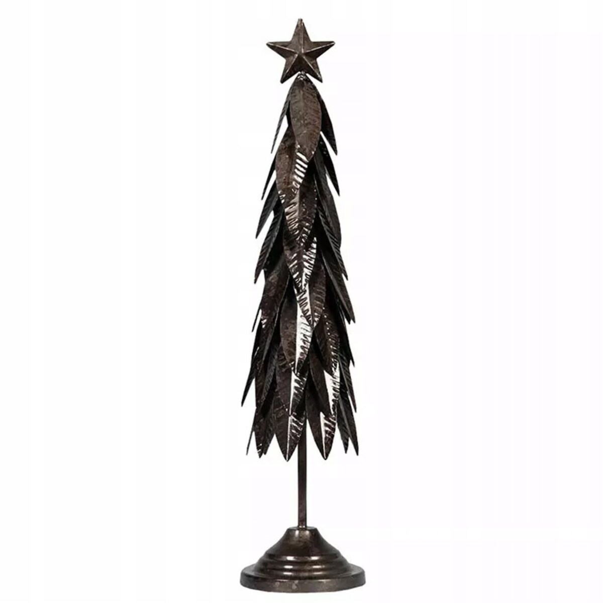 FIGURKA ŚWIĄTECZNA CHOINKA METALOWA LOFT NA ŚWIĘTA BOŻE NARODZENIE 50CM