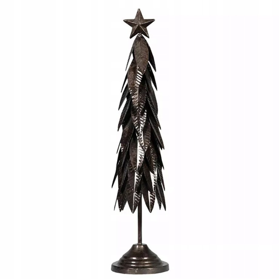 FIGURKA ŚWIĄTECZNA CHOINKA METALOWA LOFT NA ŚWIĘTA BOŻE NARODZENIE 50CM