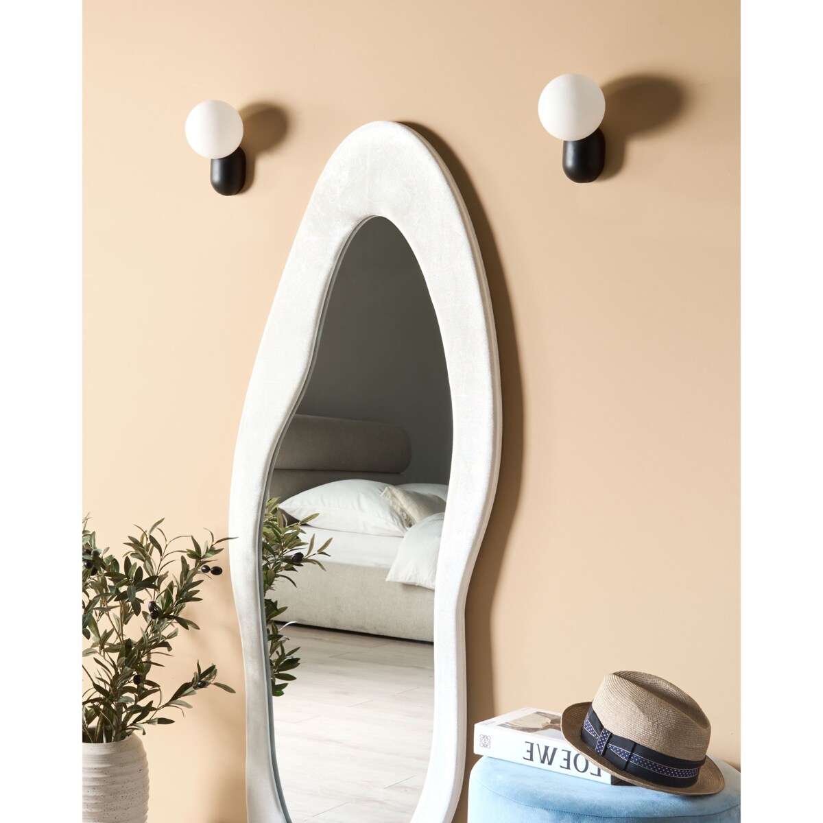 Zestaw 2 lamp ściennych HELME Czarny