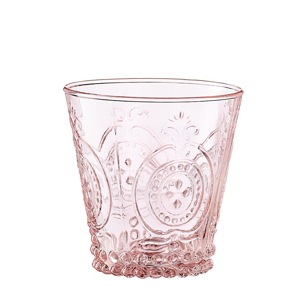 VILLA ITALIA Szklanka różowa 250 ml SUMMER