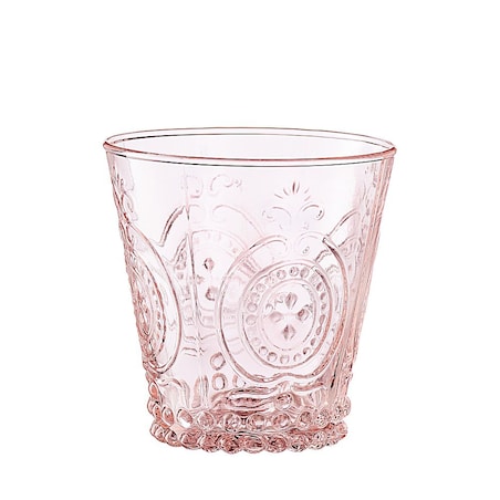 VILLA ITALIA Szklanka różowa 250 ml SUMMER