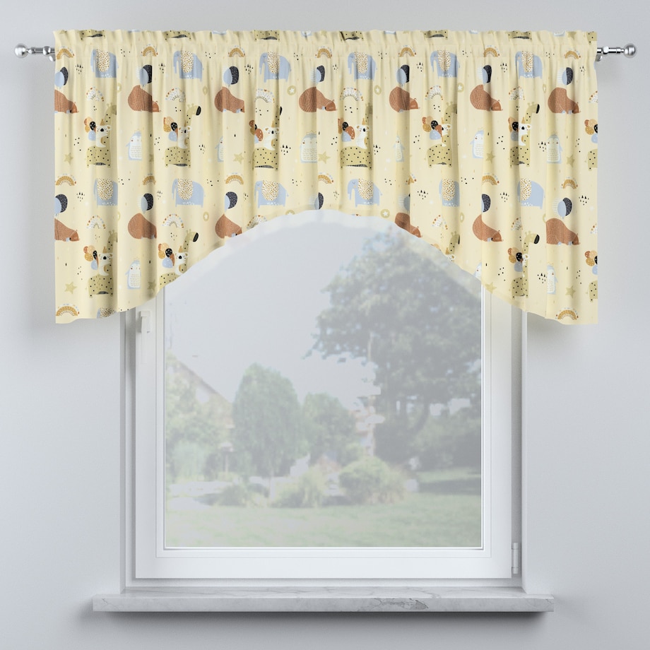 Lambrekin łuk 200x75 beżowy