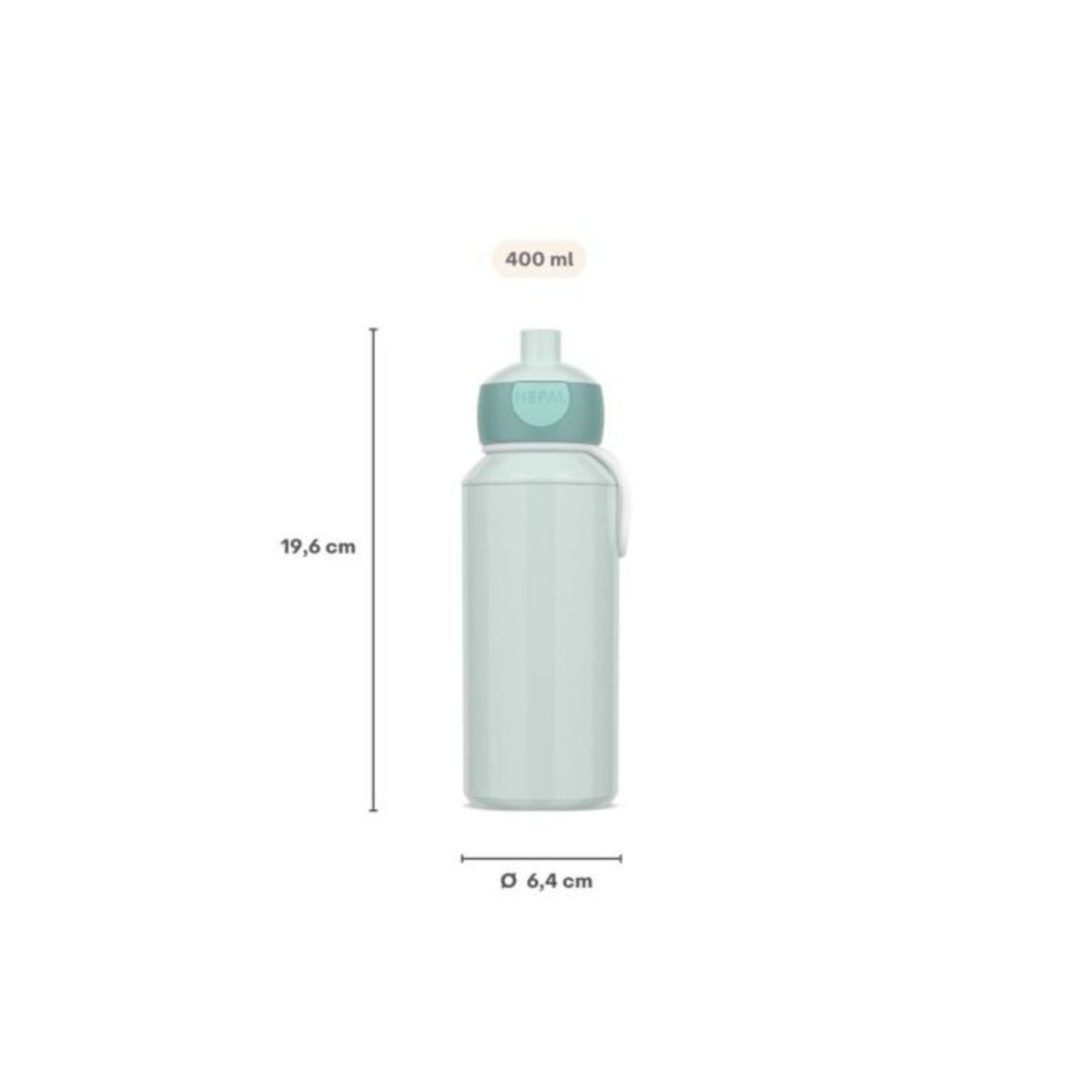 Butelka Pop-Up Campus 400 ml Sunshine & Rainbow 107410065245