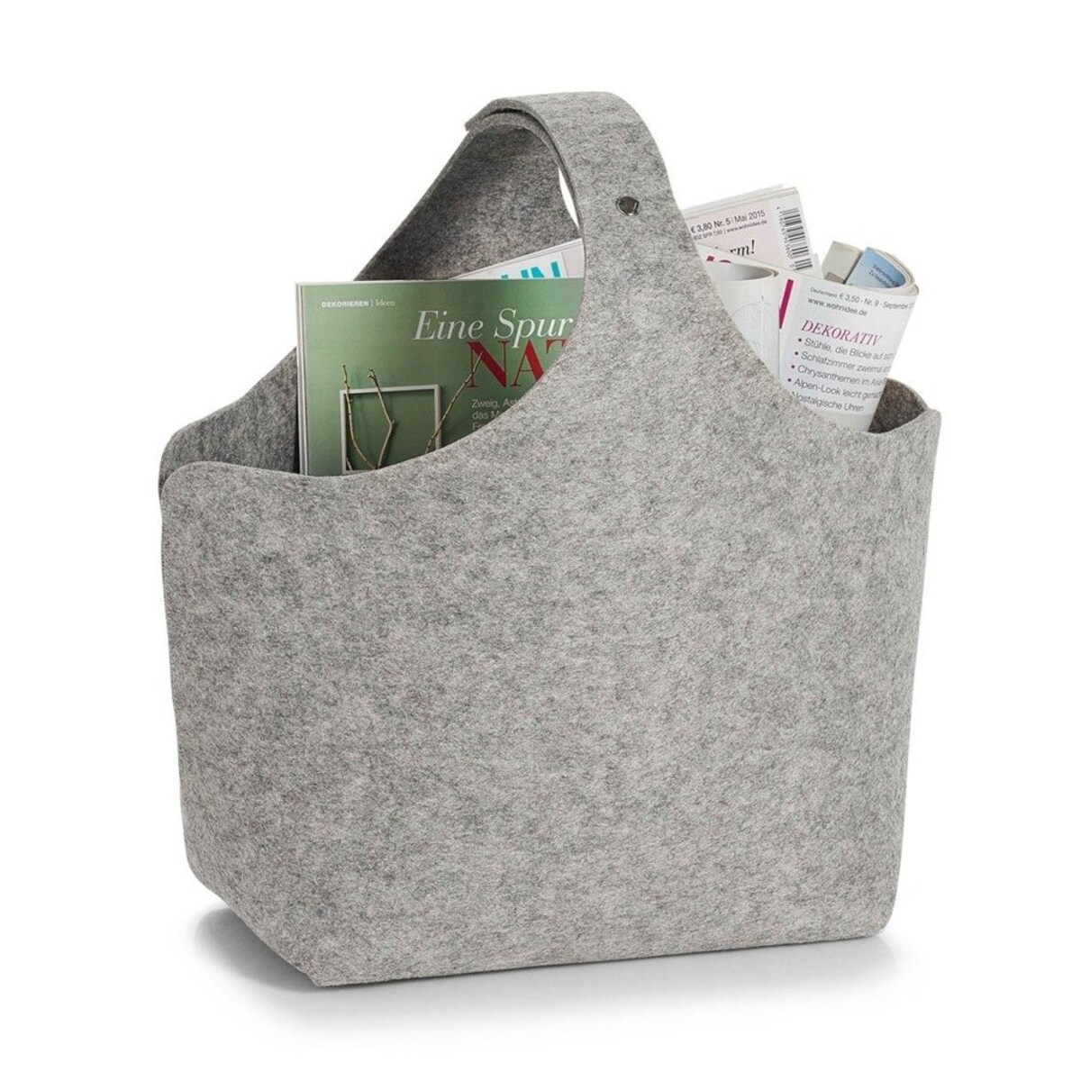 Pojemnik filcowy, gazetnik, 32 x 18 x 43 cm, ZELLER