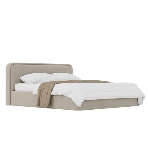 Łóżko Tapicerowane Grand 160X200 Stelaż Pojemnik Na Pościel Wind 11