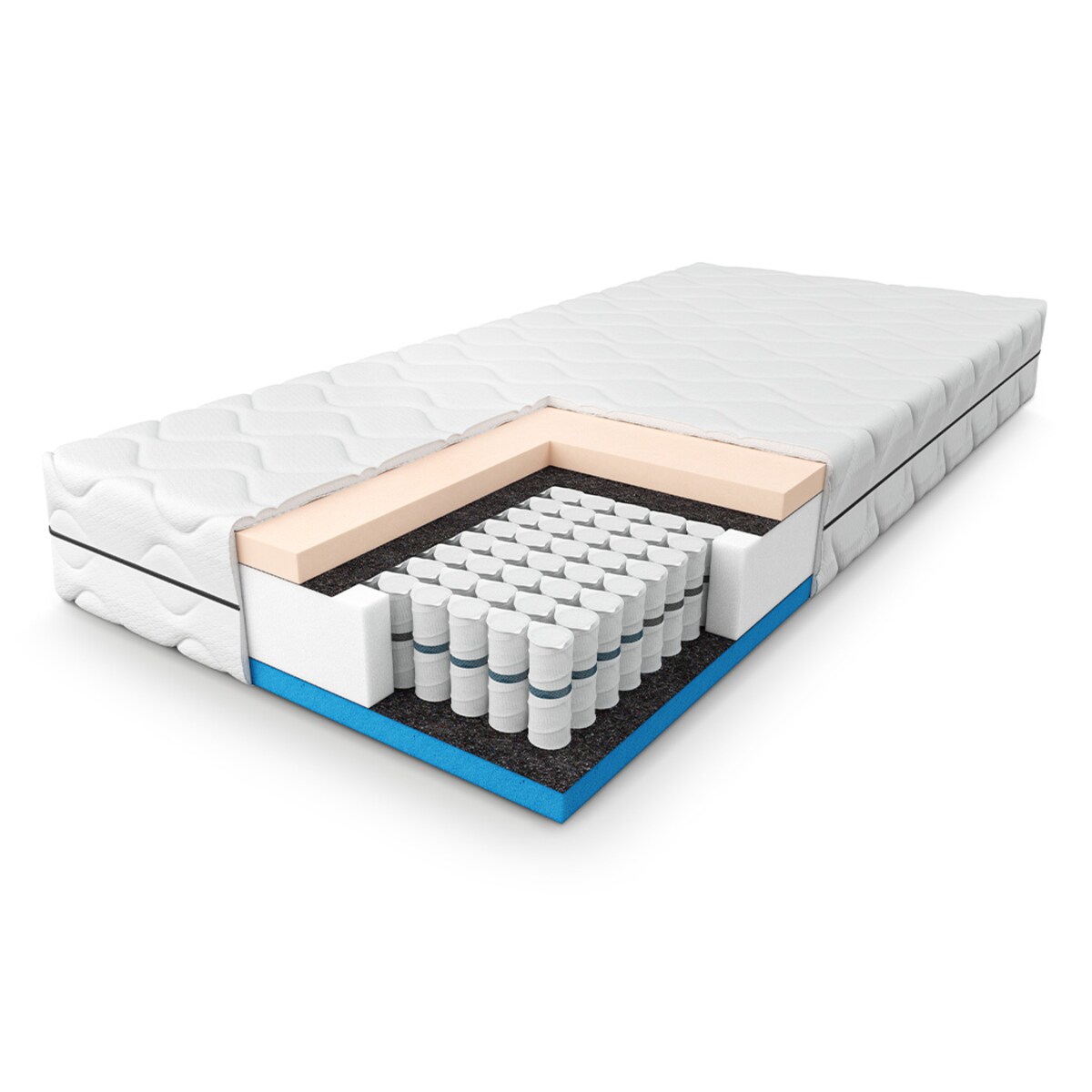 Materac 180x200 sprężynowy twardy SOLID SUPPORT PAN MATERAC