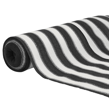 vidaXL Siatka cieniująca, antracytowo-biała, 1,8x50 m, HDPE, 195 g/m²