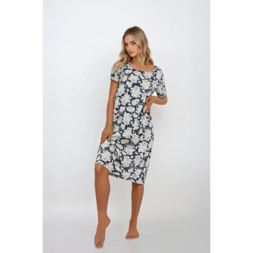 Koszula nocna Saphire Nights Navy, XXL