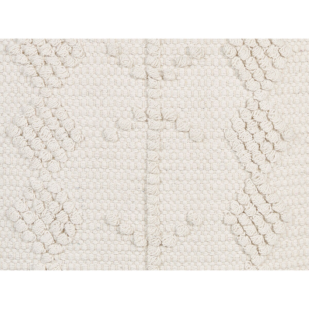 Puf 40 x 40 cm biały WARANGAL