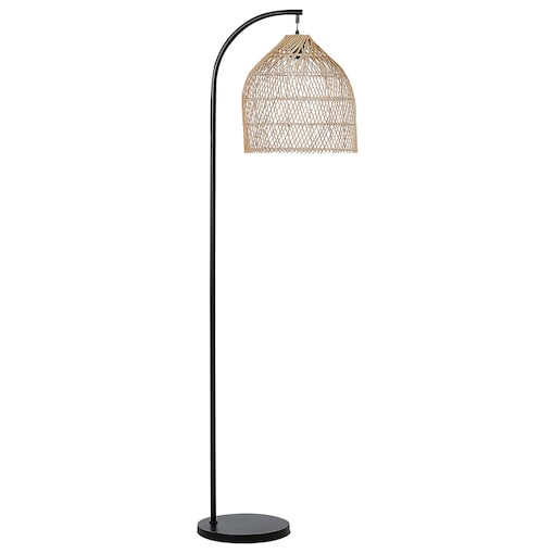 Lampa podłogowa BERNICA Rattan Naturalny