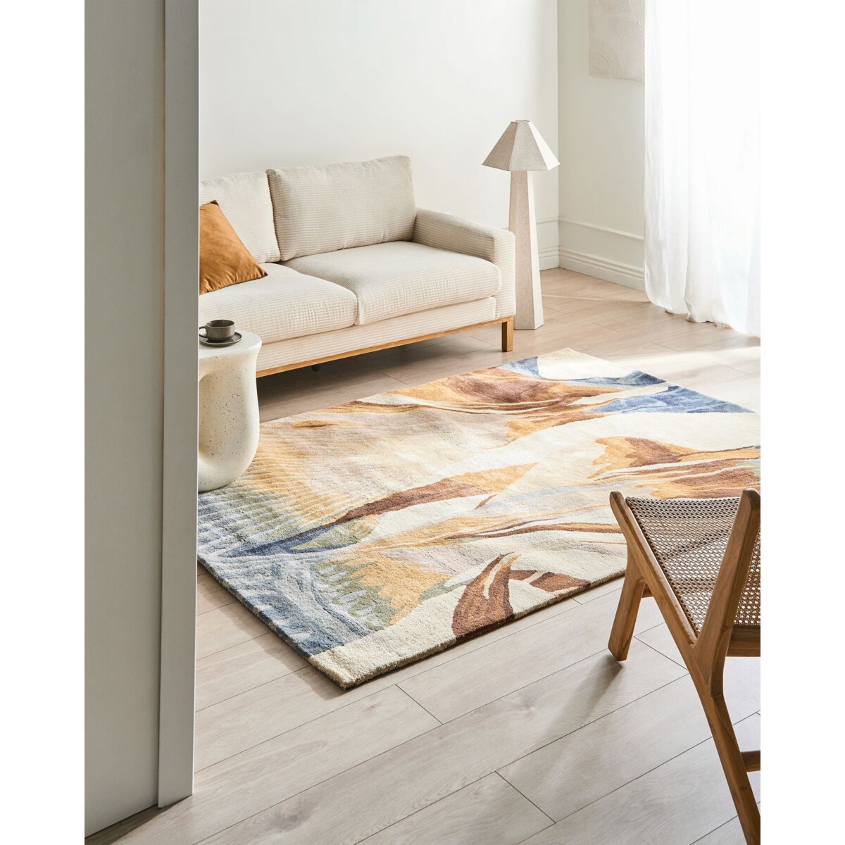 Dywan SWABI Kolorowy 160 x 230 cm Wiskoza