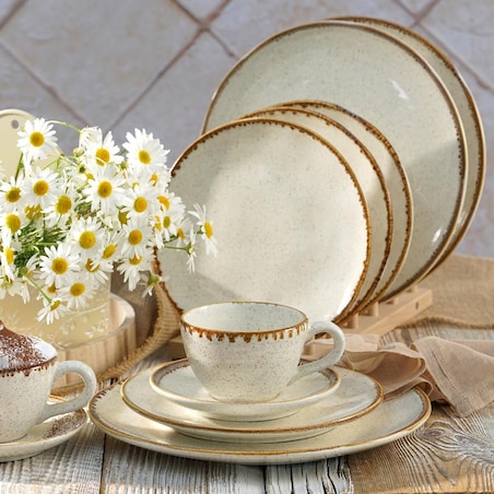 VILLA ITALIA Talerzyk deserowy śniadaniowy 21 cm ceramiczny RUSTICO