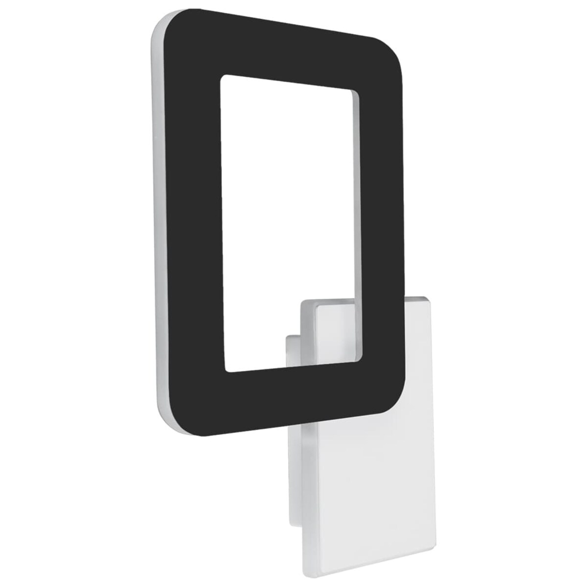 Ledowy kinkiet ścienny HOP 4183 Ideus 12W 4200K metalowa do przedpokoju czarna biała