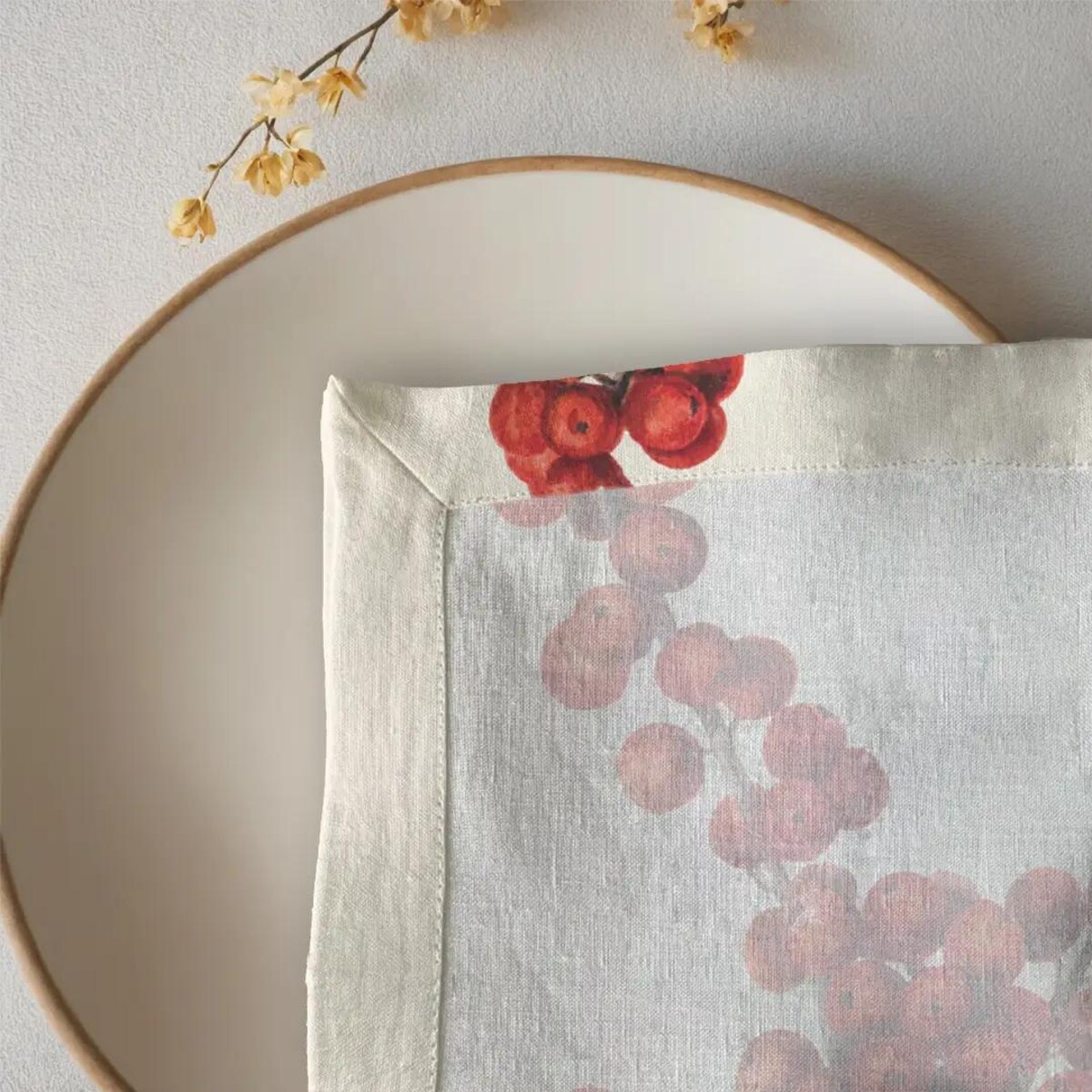 Serwetki świąteczne - Ostrokrzew (2szt.)