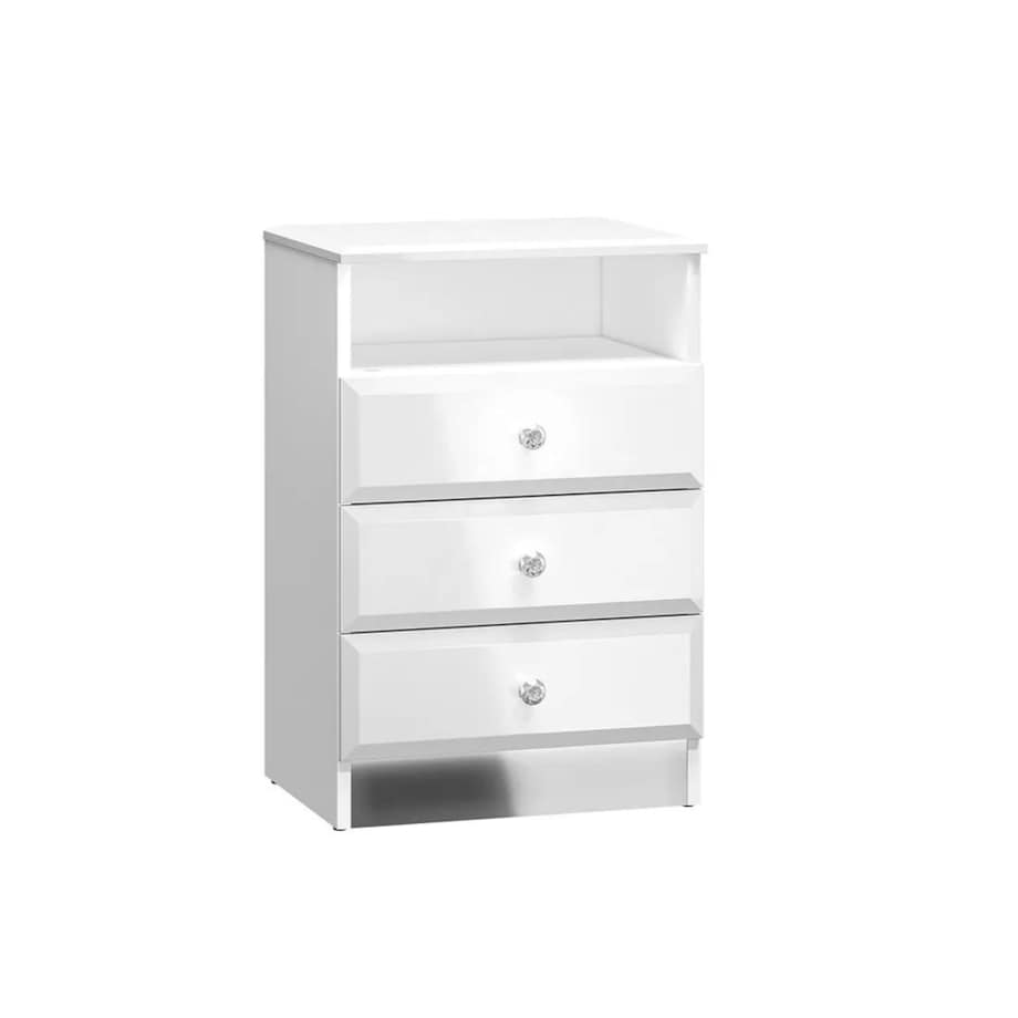 Szafka nocna BLANC 07 3S biały połysk