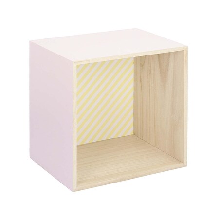Półka Box pink 28cm, 28x22x28cm