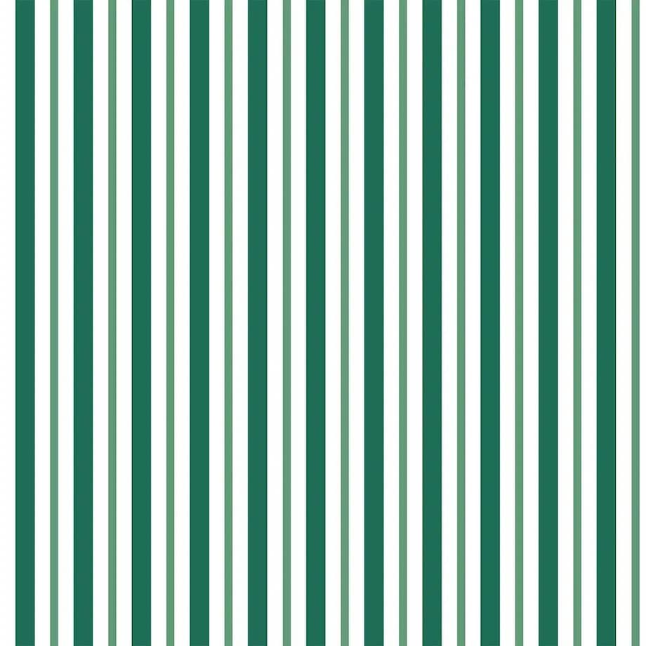 Poduszka świąteczna na krzesło - klasyczne zielone świąteczne paski