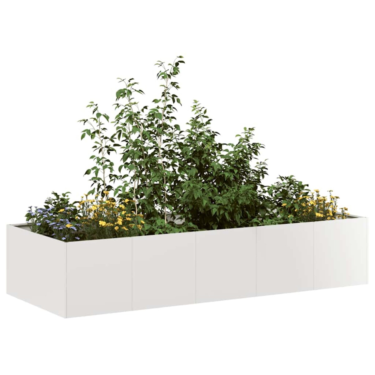 vidaXL Doniczka 200x80x40 cm Stal nierdzewna