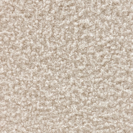 Pufa okrągła poczwórna 38x65x65 PALLADA bouclé jasnobeżowa