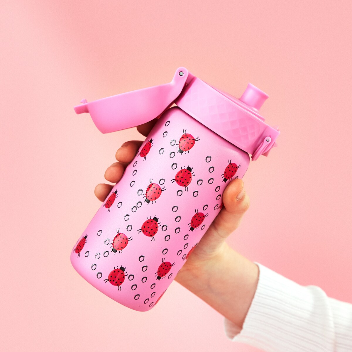 Butelka ION8 Single Wall I8SS400PPLADY Ladybug