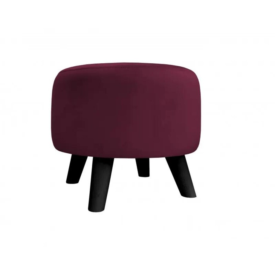 Pufa POLA MG02 śliwkowa/czarna