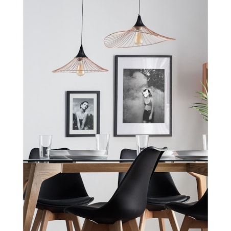 Lampa wisząca MAZARO Metal Miedziany