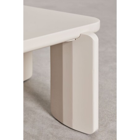 Stolik kawowy z MDF 120x60 cm Genewa kremowy