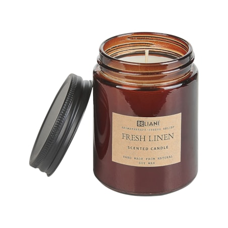 Zestaw zapachowy świeca sojowa i dyfuzor z patyczkami świeże pranie DARK ELEGANCE