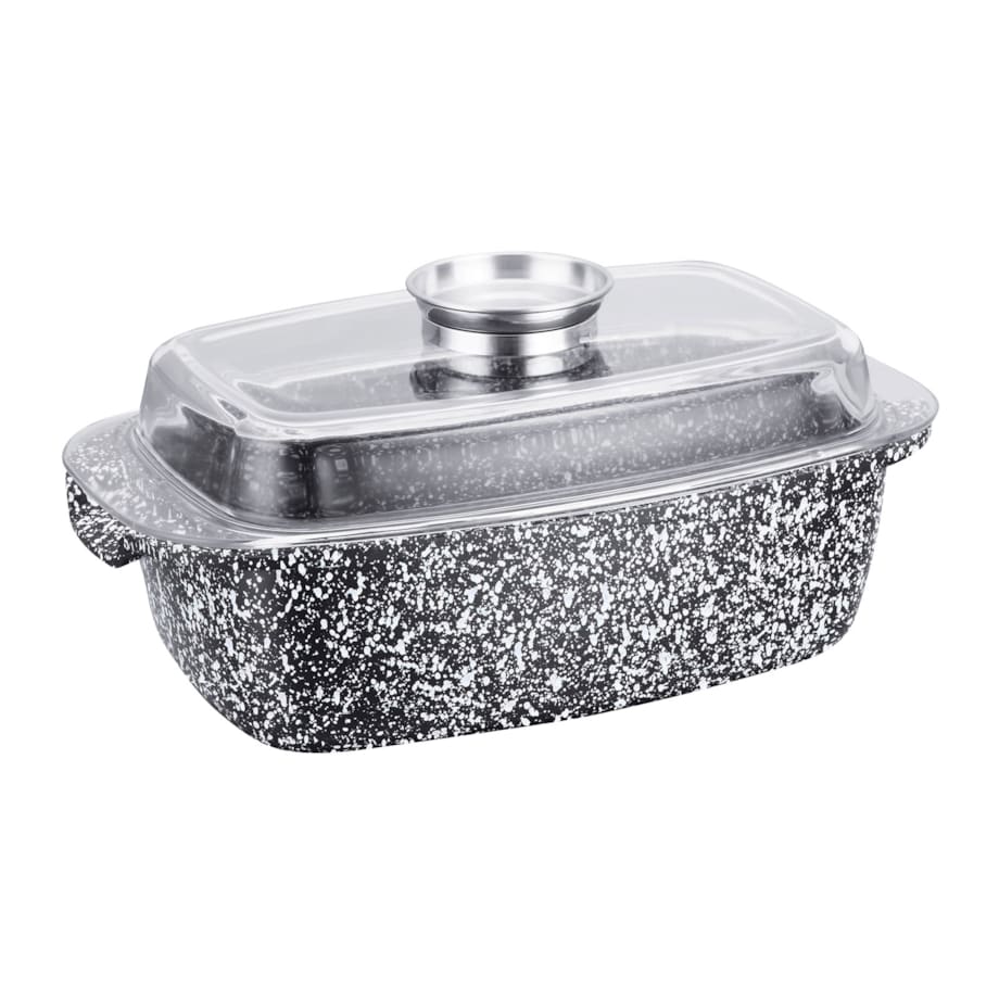 Brytfanna z powłoką marmurową KLAUSBERG 4.5L 32cm 2 elementy