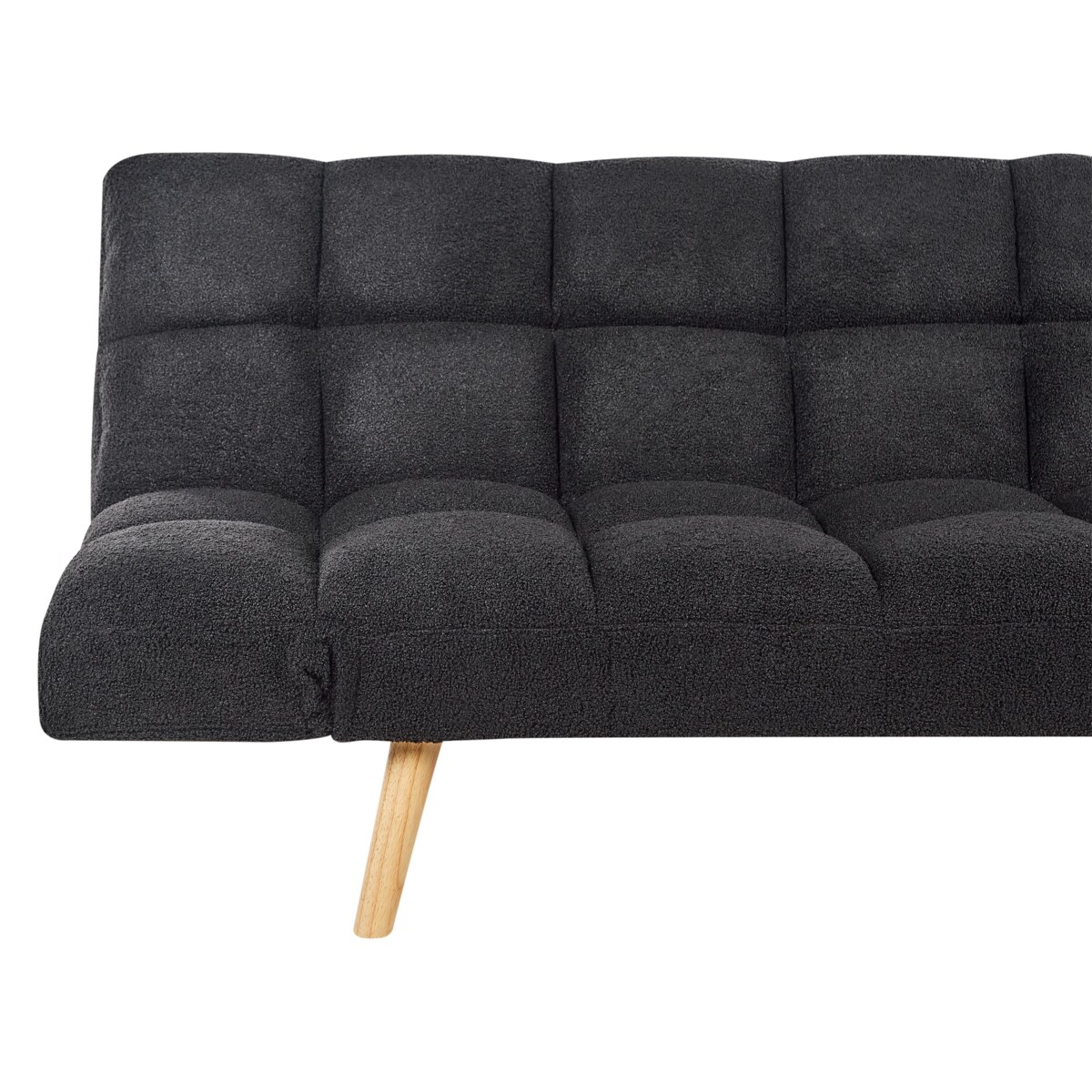 Sofa rozkładana INGARO Czarny Boucle