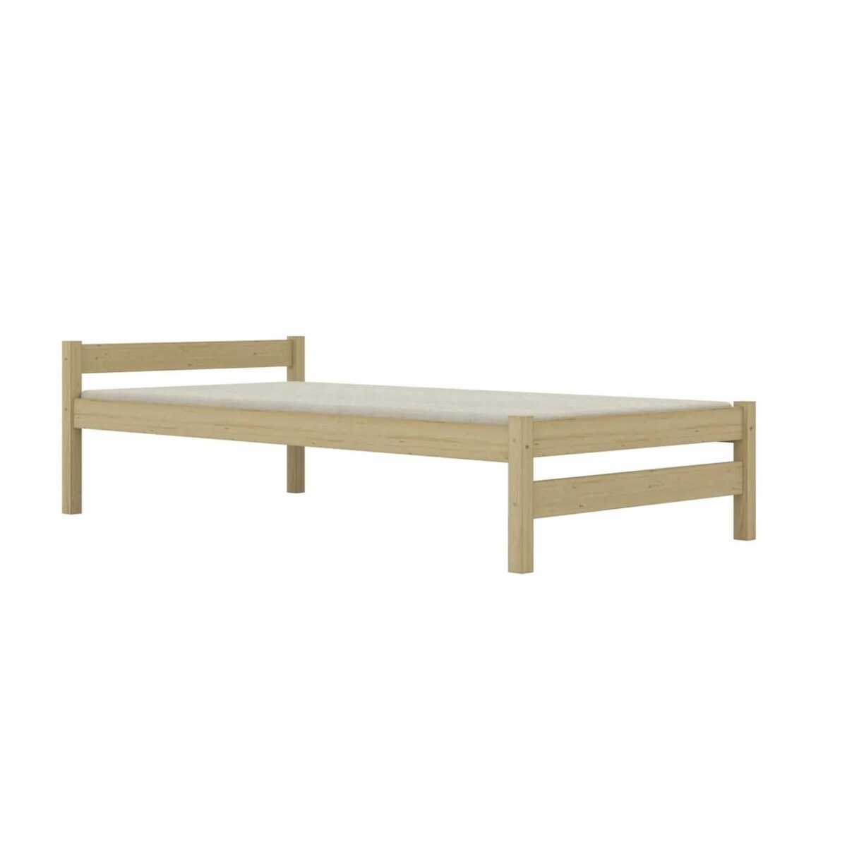 Łóżko młodzieżowe KOX-BED 80x160 sosna naturalna