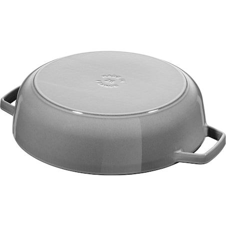 Głęboka patelnia do duszenia z pokrywką Staub - 24 cm, Grafitowy