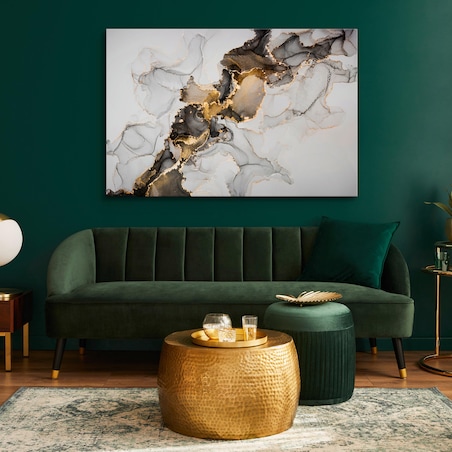Obraz Na Płótnie Marmur W Stylu Glamour 120x80cm