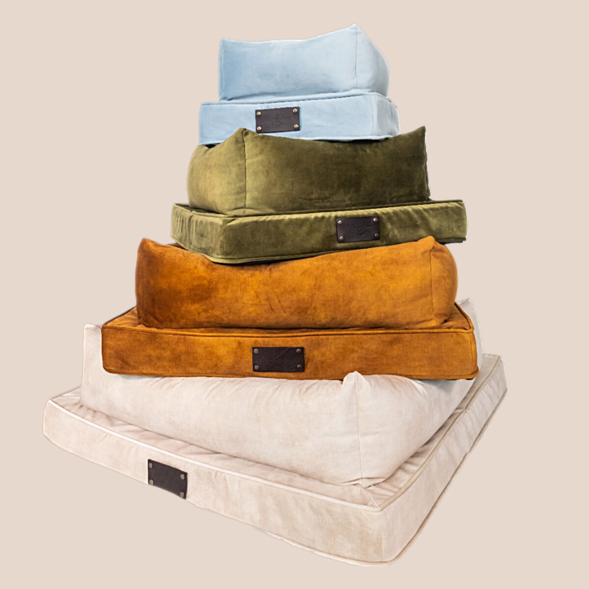 LEGOWISKO NERO 105X105 CM ROZMIAR XL GRANAT