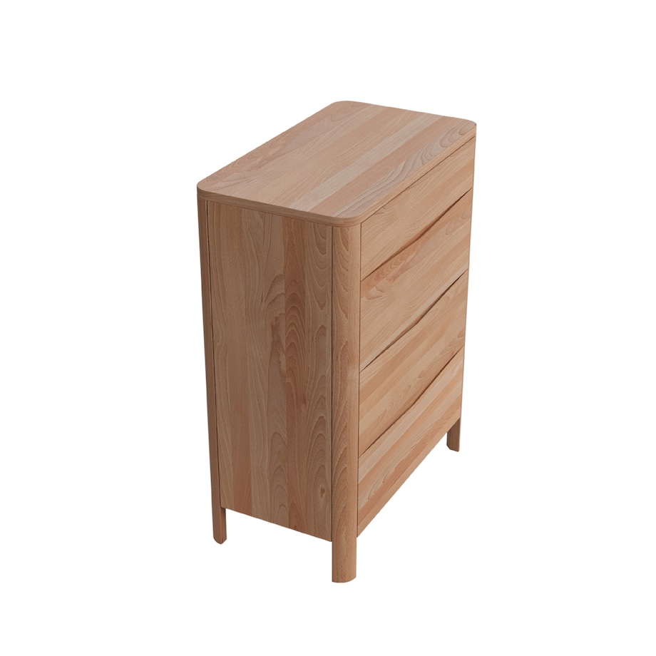 Drewniana komoda bukowa Visby MODENA 80 / kolor naturalny