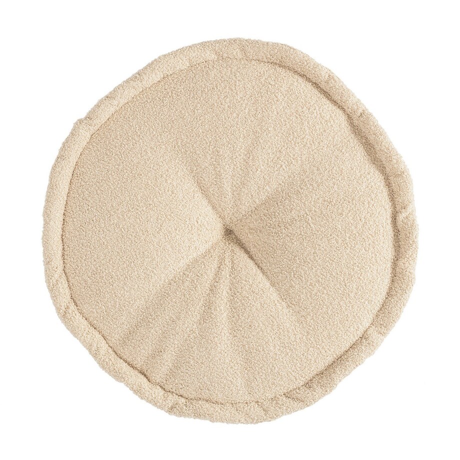 Puf francuski, jasny beż, 50x13cm, Boucle