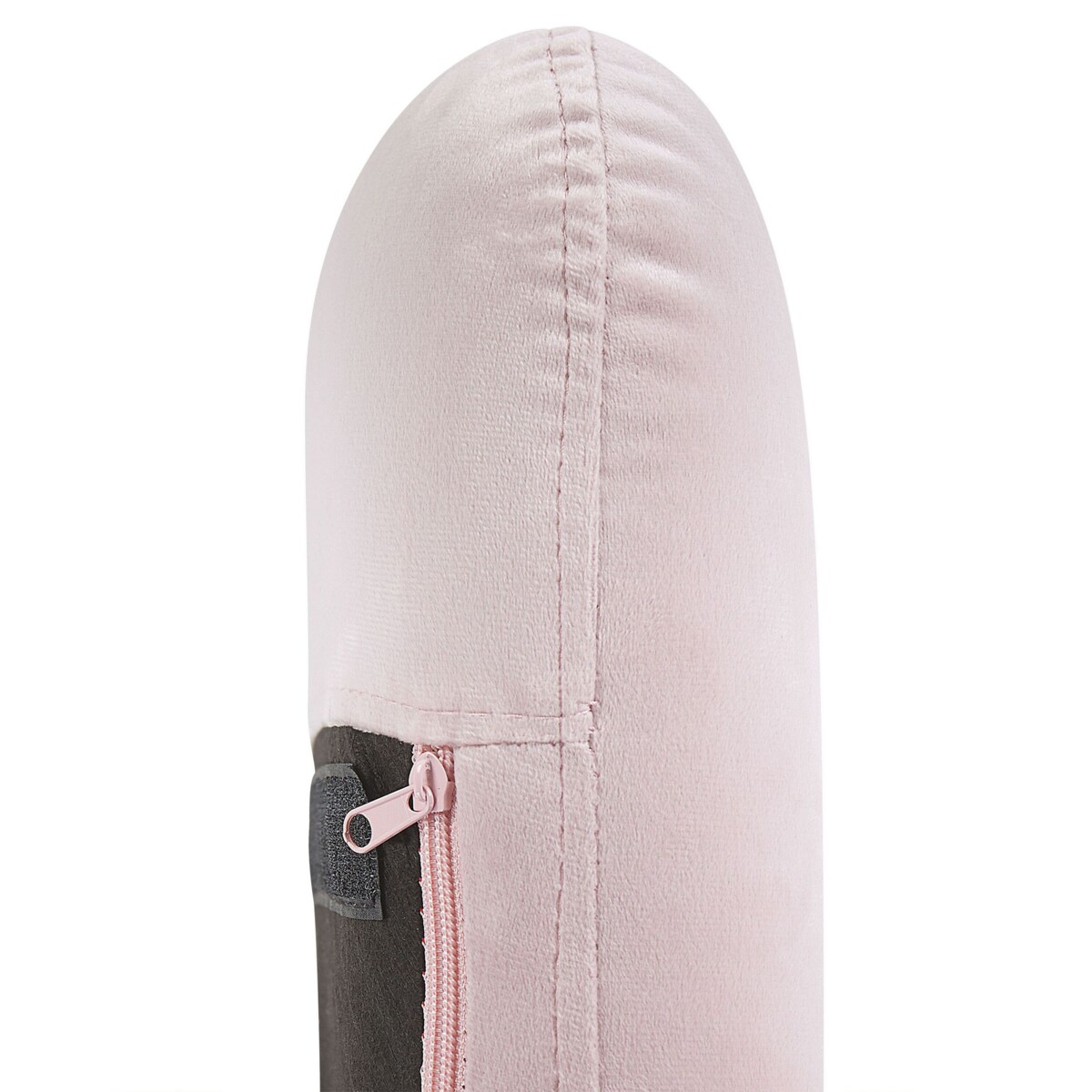 Fotel bujany welurowy różowy ELLAN