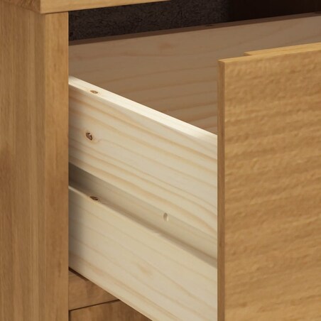 vidaXL Szafka FLAM, 80x40x80 cm, lite drewno sosnowe